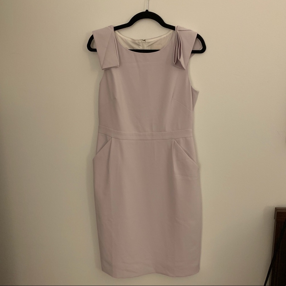 Lavender J.Crew Suiting Dress
